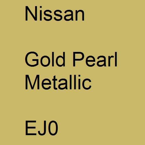 Nissan, Gold Pearl Metallic, EJ0.